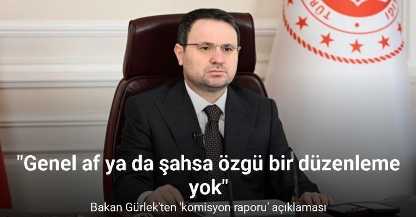 Bakan Gürlek: 
