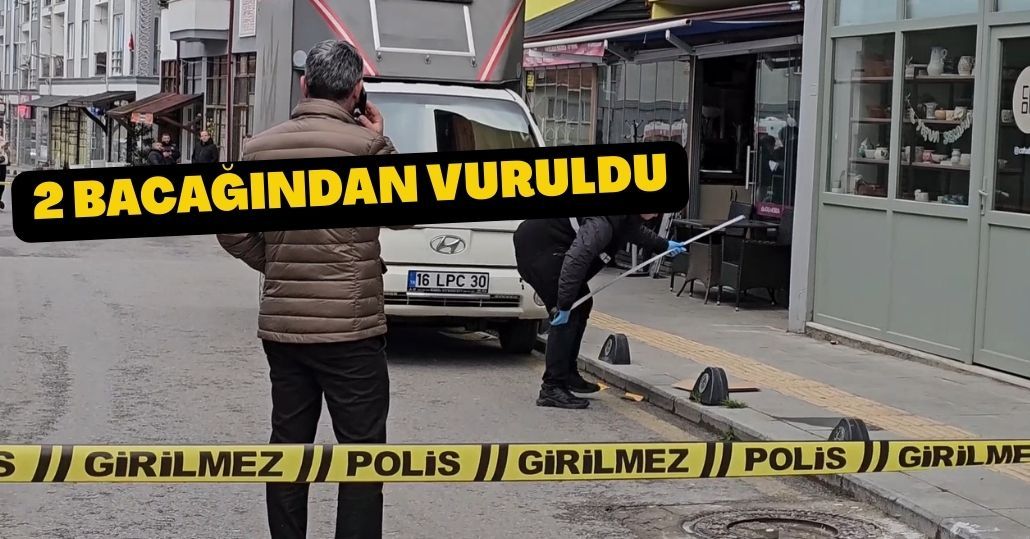 Tartışma sırasında 2 bacağından tabanca ile vuruldu