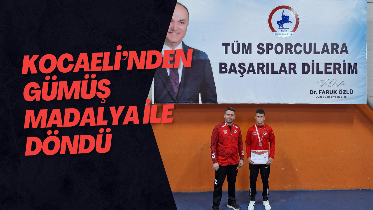 Kocaeli’nden Gümüş Madalya İle Döndü