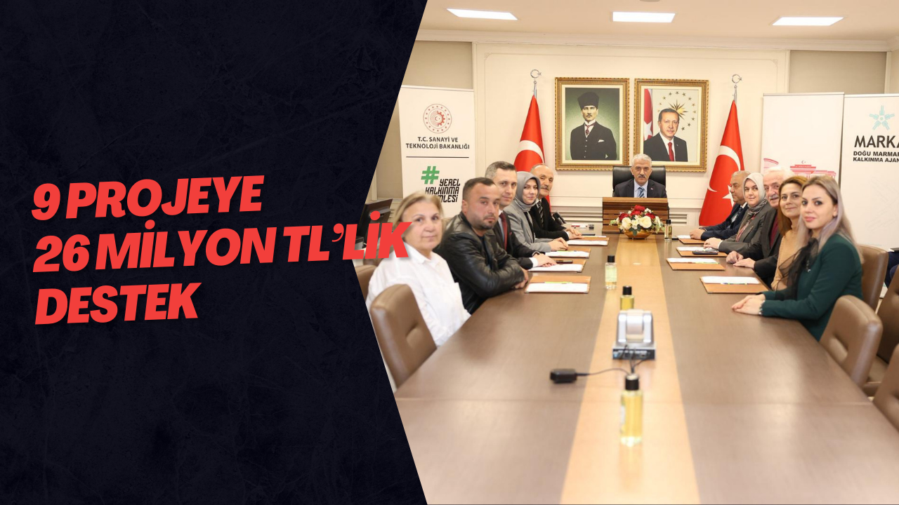 9 Projeye 26 Milyon TL’lik Destek