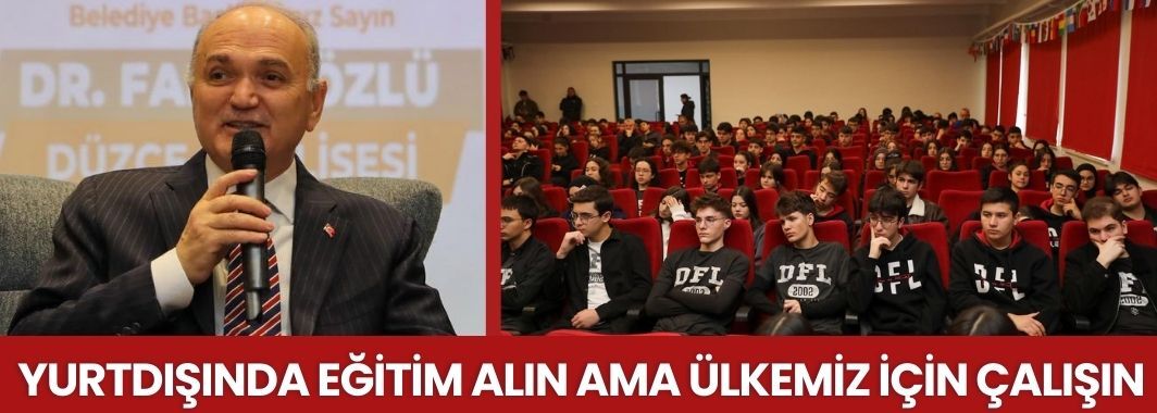 Yurtdışında Eğitim Alın, Ama Ülkemiz İçin Çalışın