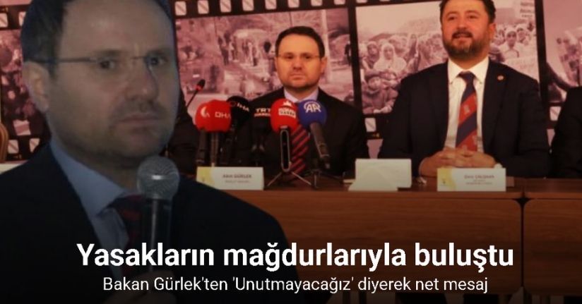 Bakan Gürlek, Nevşehir’de 28 Şubat mağdurlarıyla buluştu