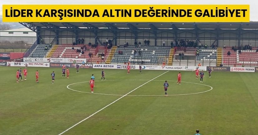 Lider Karşısında Altın Değerinde Galibiyet