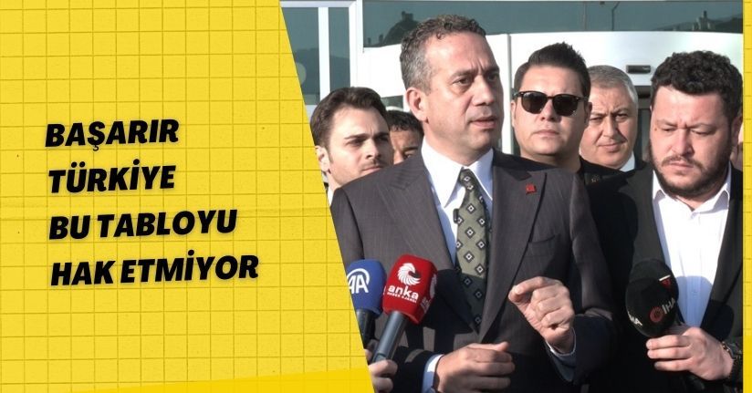 Başarır Türkiye Bu Tabloyu Hak Etmiyor