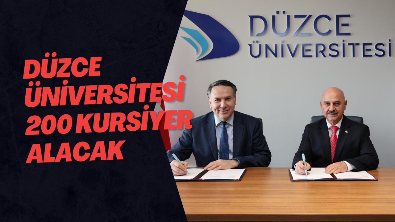 Düzce Üniversitesi 200 Kursiyer Alacak