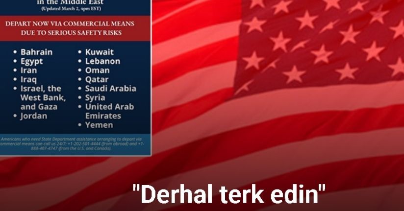 ABD’den 16 ülke ve bölgedeki vatandaşlarına ciddi güvenlik riski uyarısı: 