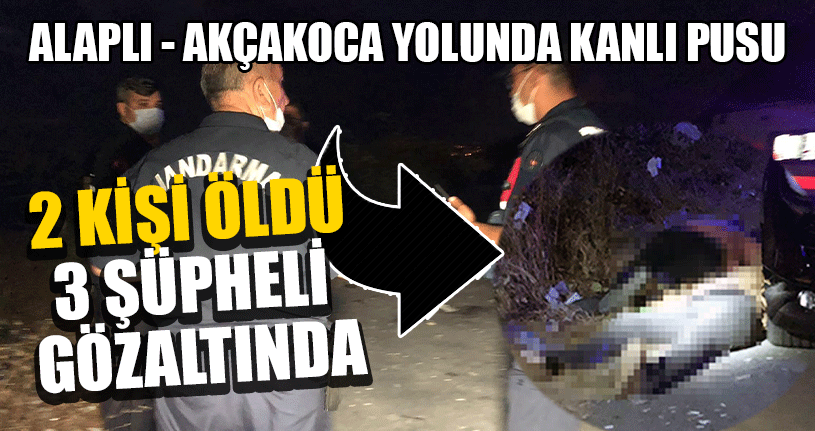 Alaplı Akçakoca Yolunda Kanlı Pusu