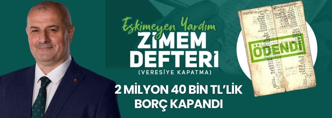 2 Milyon 40 Bin TL’lik Borç Kapandı