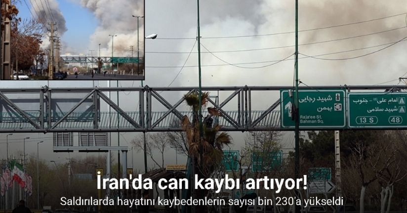 İran'da can kaybı bin 230'a yükseldi