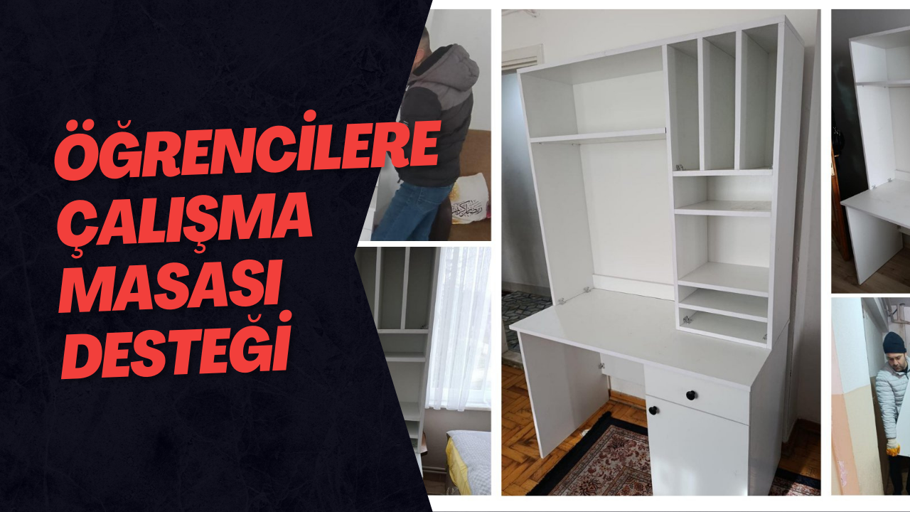 Öğrencilere Çalışma Masası Desteği