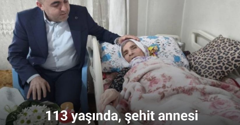 Cumhuriyetin tanığı 113 yaşındaki Cemile ninenin Kadınlar Günü kutlandı
