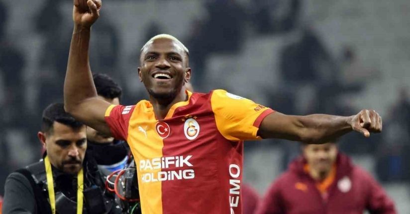 Galatasaray maç sonu üçlüsü Victor Osimhen’den