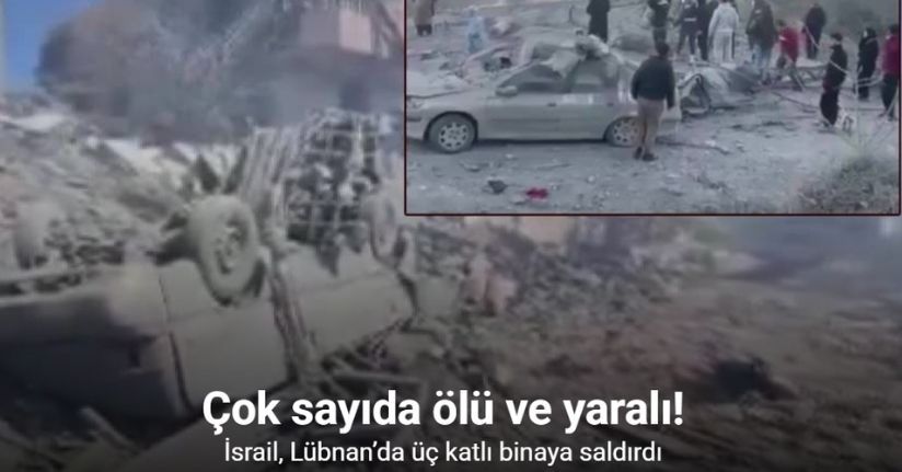 İsrail, Lübnan’da üç katlı binaya saldırdı: En az 19 ölü