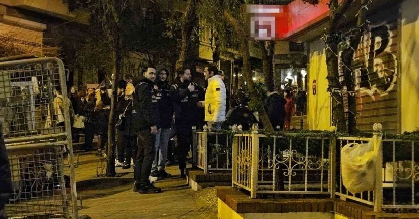 Oyuncu Ufuk Bayraktar ile yürüyüşe katılan kadınlar arasında gerginlik