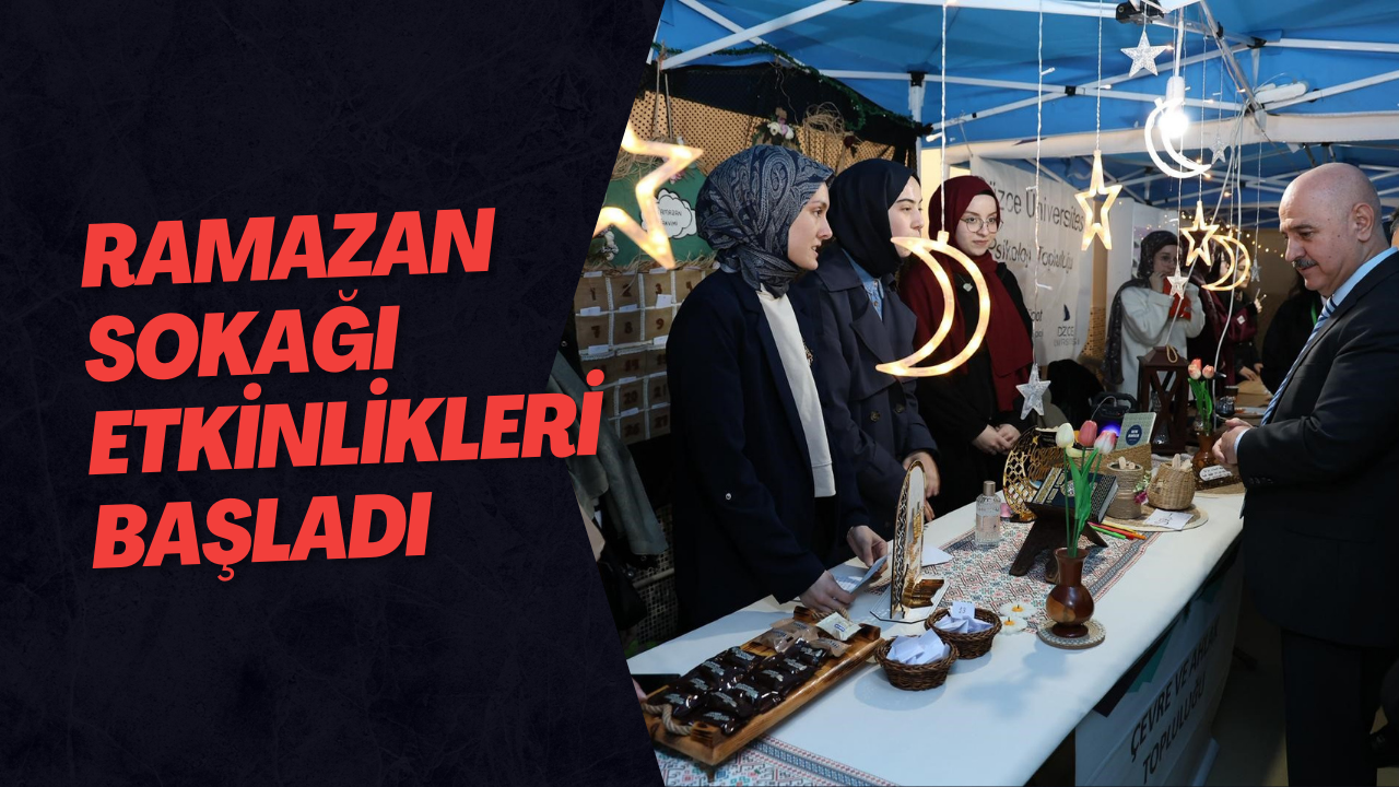 Ramazan Sokağı Etkinlikleri Başladı