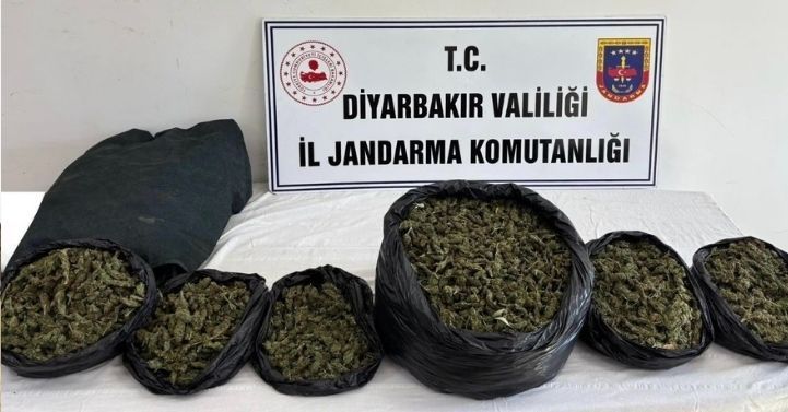 Diyarbakır’da 129 kilo uyuşturucu ve hap ele geçirildi: 21 şüpheliye yasal işlem