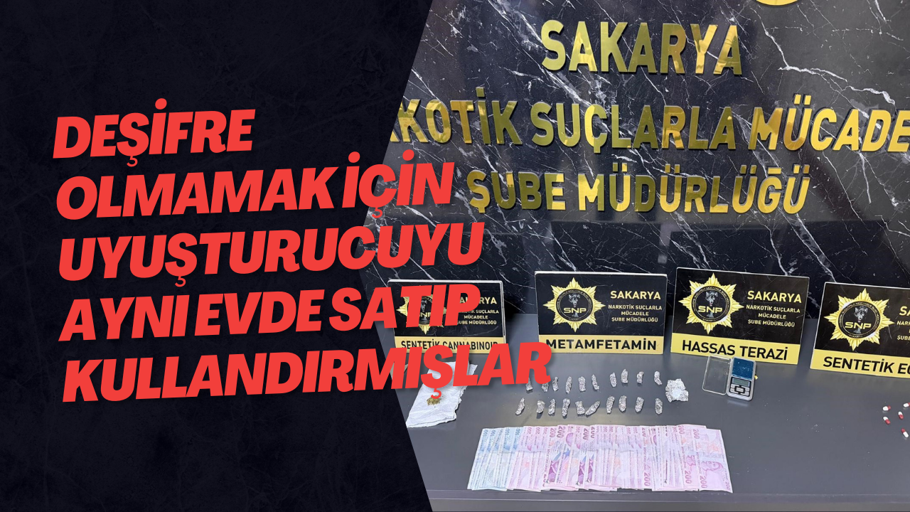 Deşifre Olmamak İçin Uyuşturucuyu Aynı Evde Satıp Kullandırmışlar
