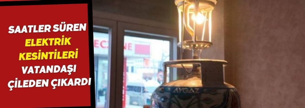 Saatler Süren Elektrik Kesintileri Vatandaşı Çileden Çıkardı