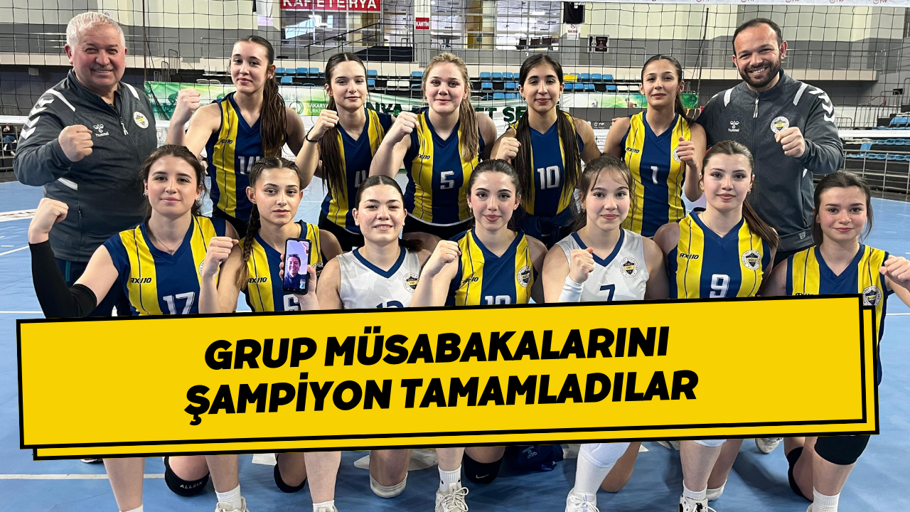 Grup Müsabakalarını Şampiyon Tamamladılar