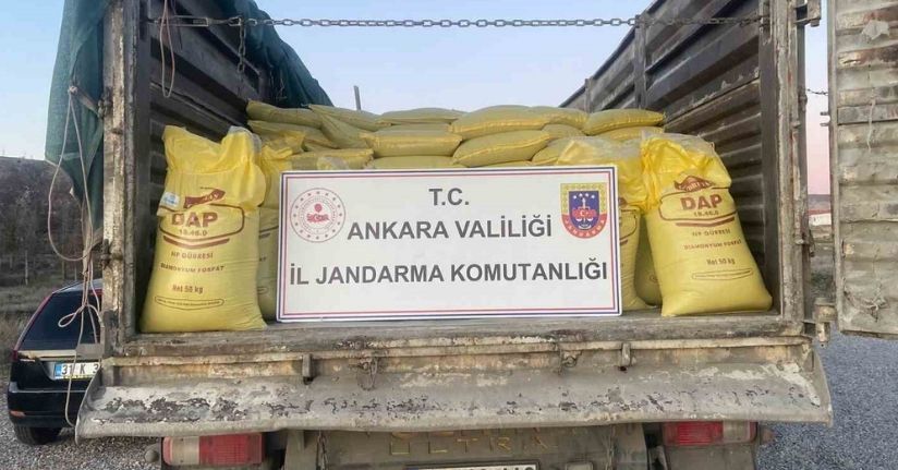 Ankara’da 5 milyon lira değere yakın 30 ton sahte gübre ele geçirildi