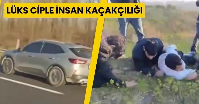  Takiple durdurulan cipten 6 kaçak göçmen çıktı, sürücü tutuklandı