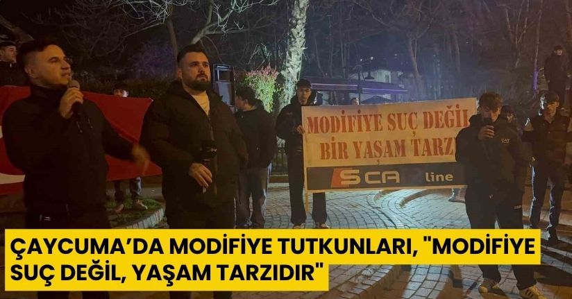 Çaycuma’da modifiye tutkunları, 
