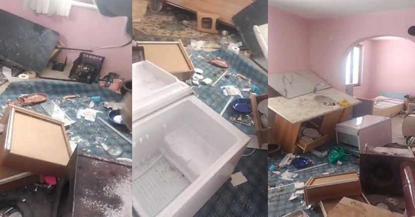 Trabzon’da yayla evine giren ayı ortalığı savaş alanına çevirdiTrabzon’da yayla evine giren ayı ortalığı savaş alanına çevirdi