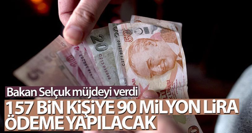 157 bin ihtiyaç sahibine 90 milyon lira ödeme yapılacak