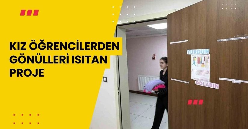 Kız öğrencilerden gönülleri ısıtan proje