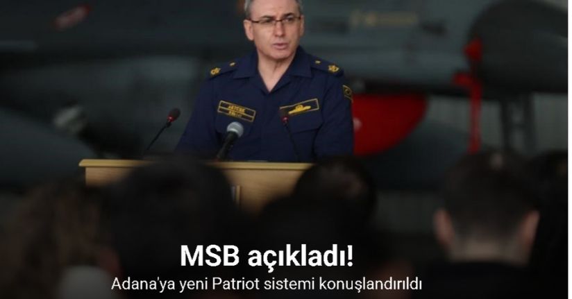 Bir PATRIOT sistemi daha Adana’da konuşlandırıldı