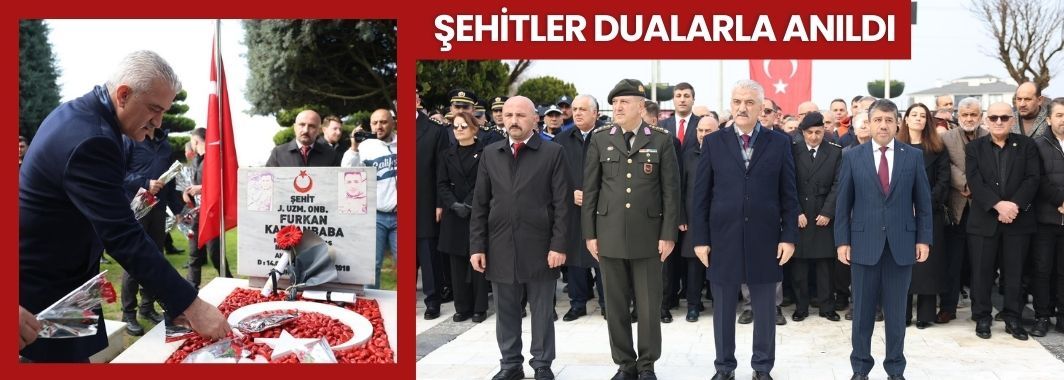 Düzce’de 18 Mart’ta Şehitler Dualarla Anıldı
