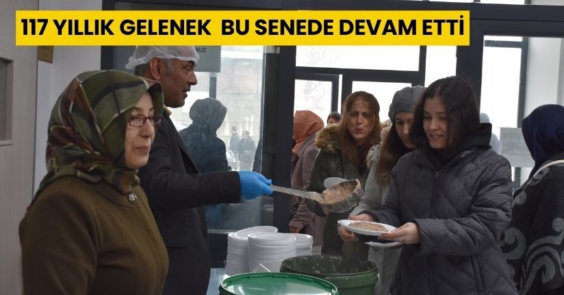 117 yıllık gelenek, bu senede devam etti