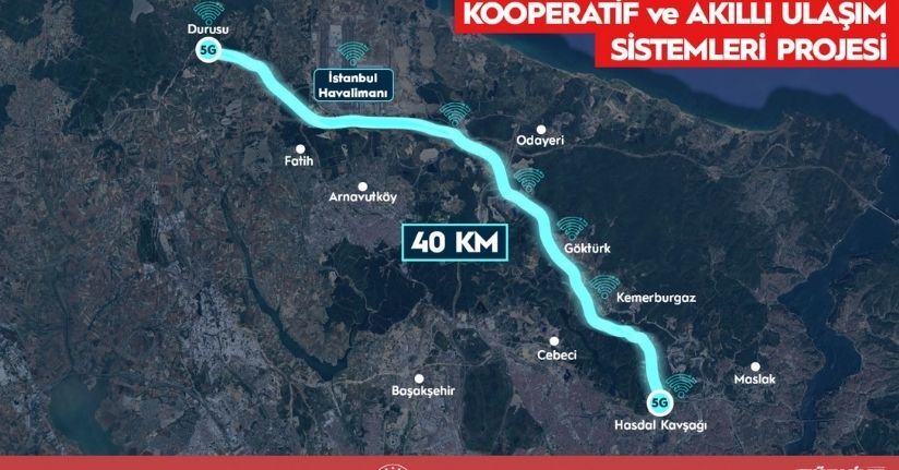 5G altyapısı tamamlanan yolda test süreci başlıyor