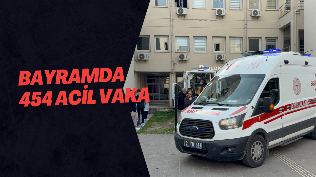 Bayramda 454 Acil Vaka