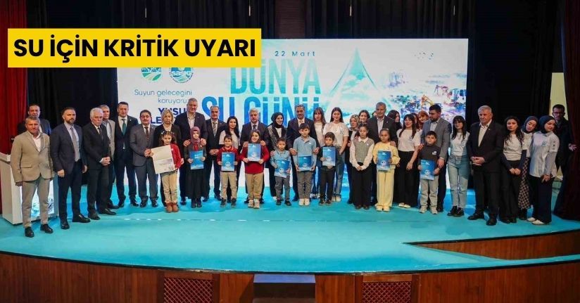 Su için kritik uyarı