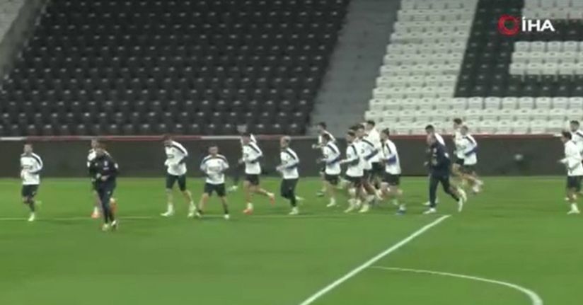 Romanya, Türkiye maçının son antrenmanını yaptı