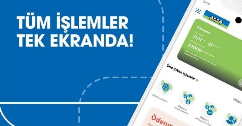 Aksa Doğalgaz Mobil, uygulama mağazalarında yayınlandı