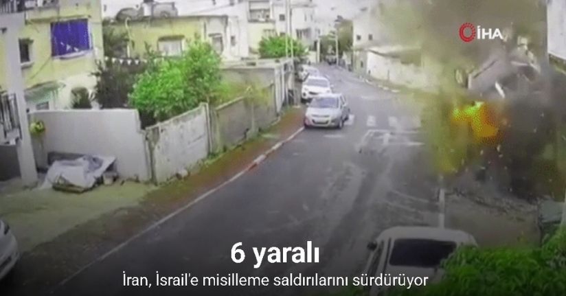 İran'dan İsrail'e saldırı: 6 yaralı