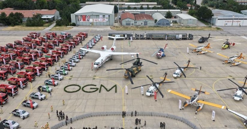 OGM'nin filosuna yeni 14 helikopter, 1 uçak