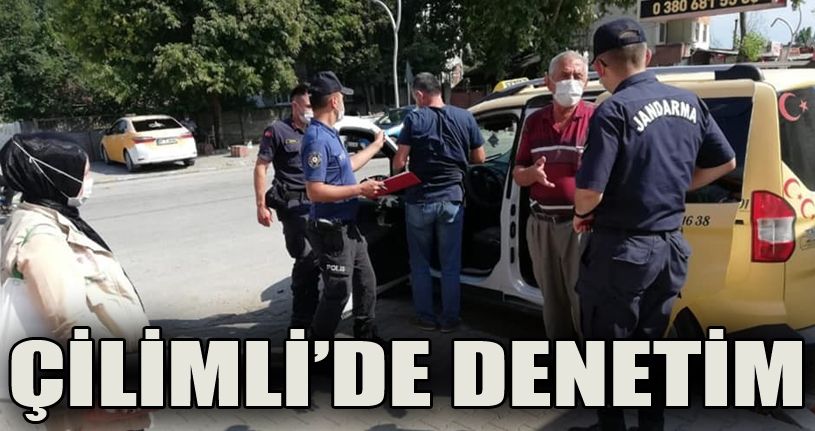 Çilimli’de denetimler devam ediyor