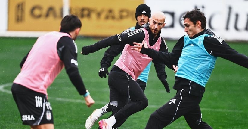 Beşiktaş, dünü iki antrenmanla tamamladı