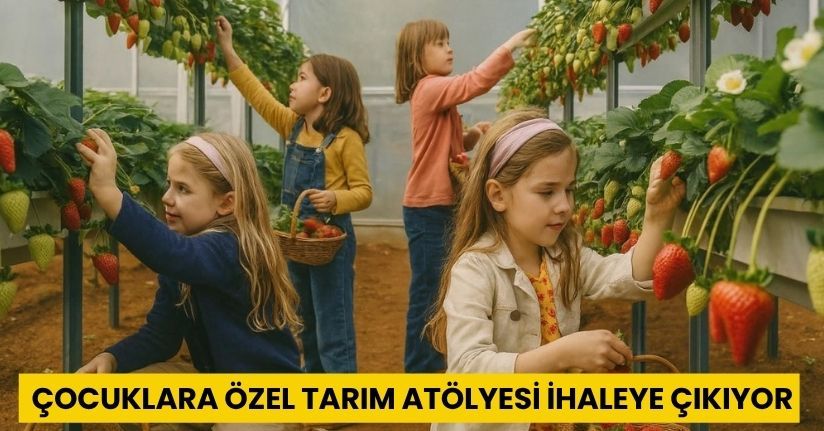 Çocuklara özel tarım atölyesi ihaleye çıkıyor