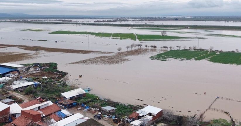 Bursa’da tarım arazileri sular altında kaldı