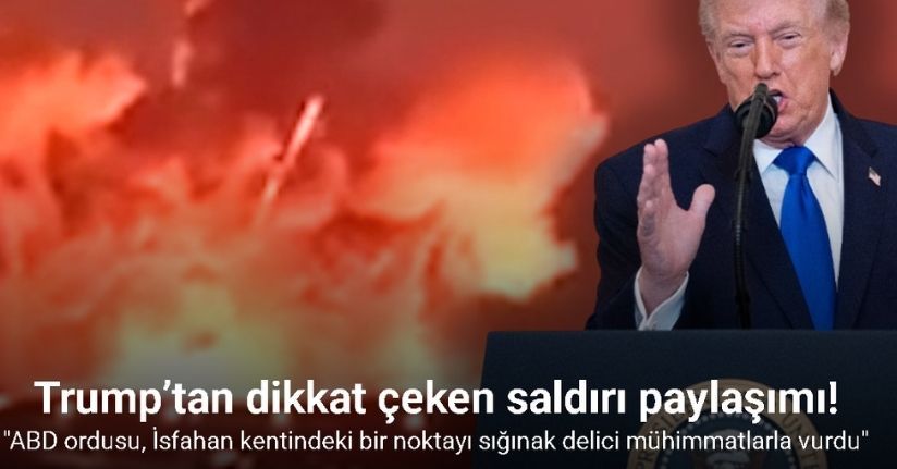 Trump’tan dikkat çeken saldırı paylaşımı