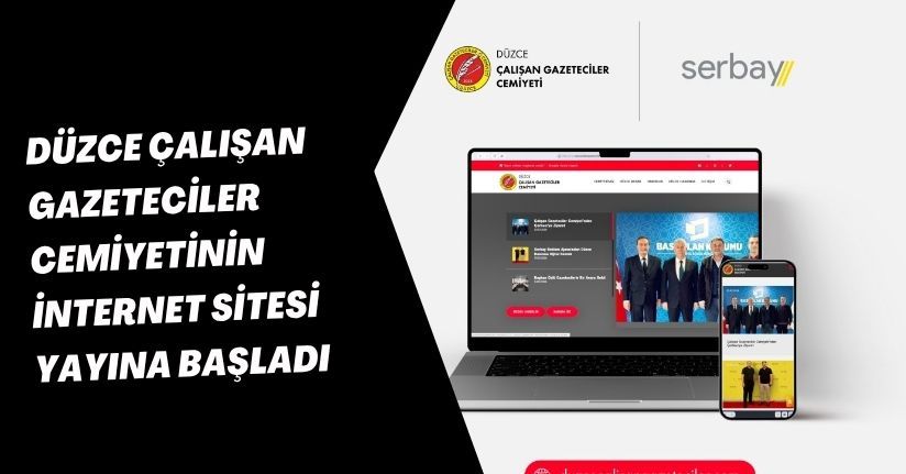 Düzce Çalışan Gazeteciler Cemiyetinin İnternet Sitesi Yayına Başladı