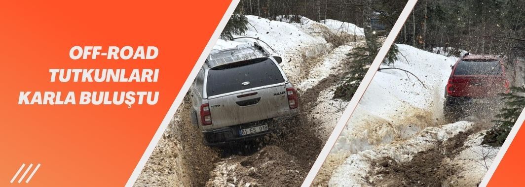 Off-Road Tutkunları Karla Buluştu