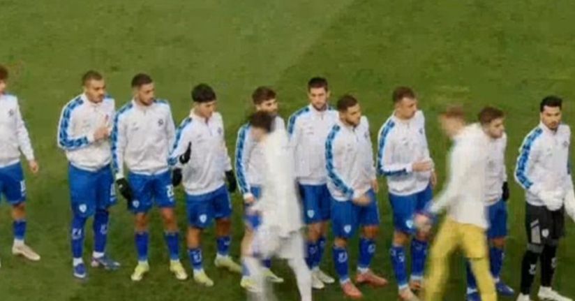 Bosna Hersekli oyuncular, İsrailli futbolcuların elini sıkmadı