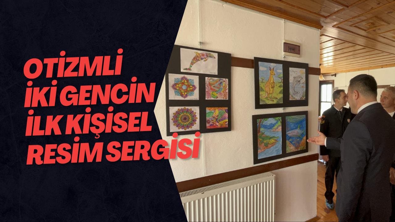Otizmli İki Gencin İlk Kişisel Resim Sergisi: 