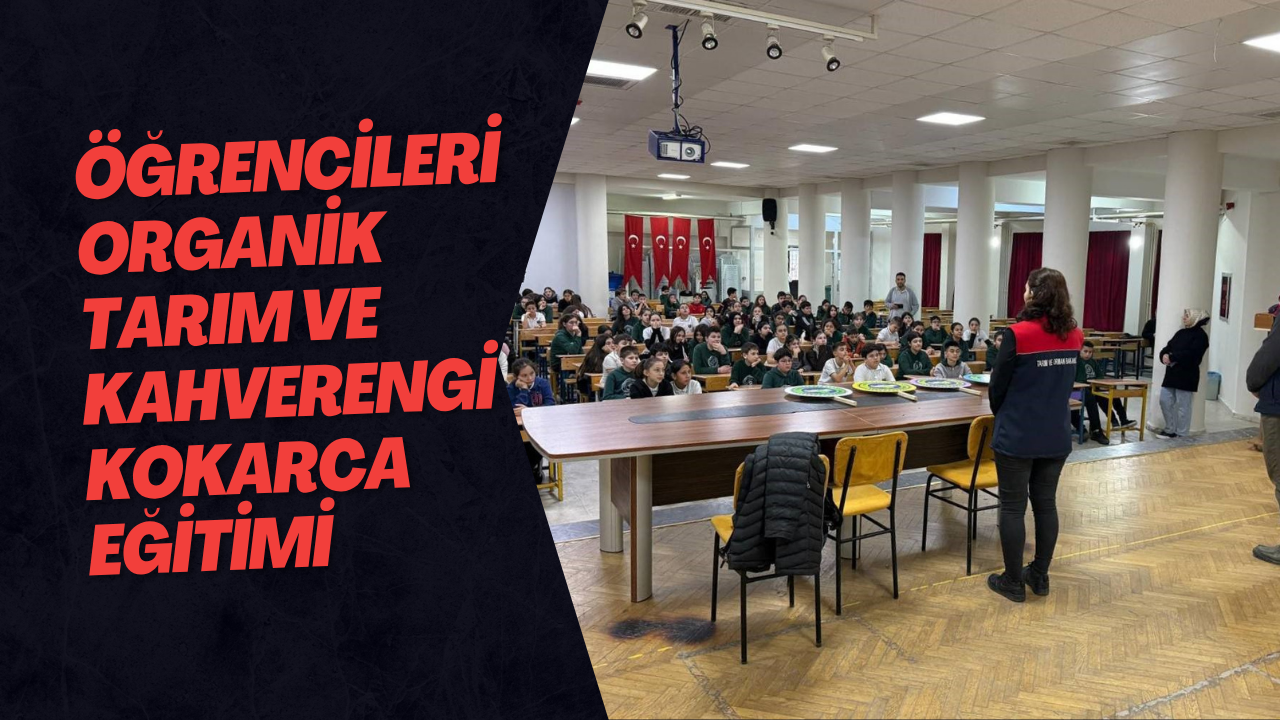 Öğrencileri Organik Tarım Ve Kahverengi Kokarca Eğitimi