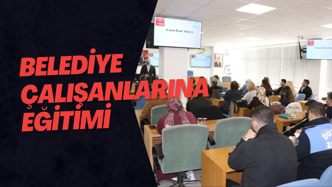 Belediye Çalışanlarına Kamu İhale Kanunu Ve Doğrudan Temin Eğitimi Verildi